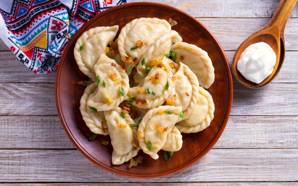 Ukrainian verenyky dumplings