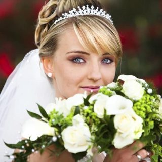 wedding updo for long hair