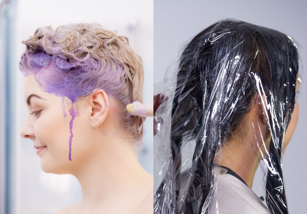 whether to cover hair or not while toning