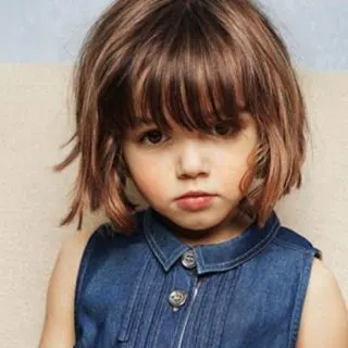 little girl haircut with bangs