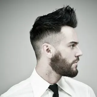 men's faded beard