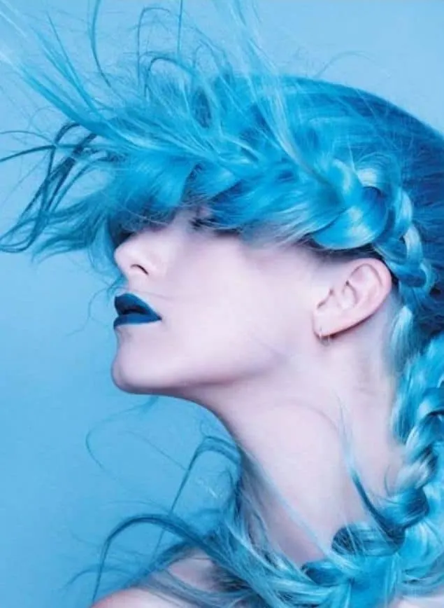 Pravana blue rich hair color