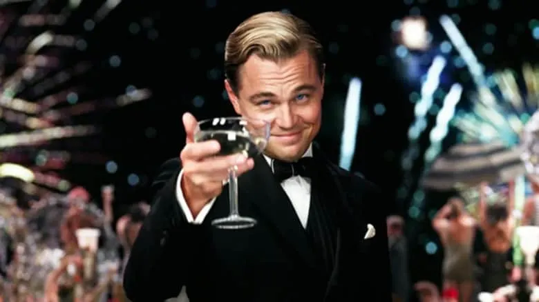 Leonardo Decaprio with blonde hair