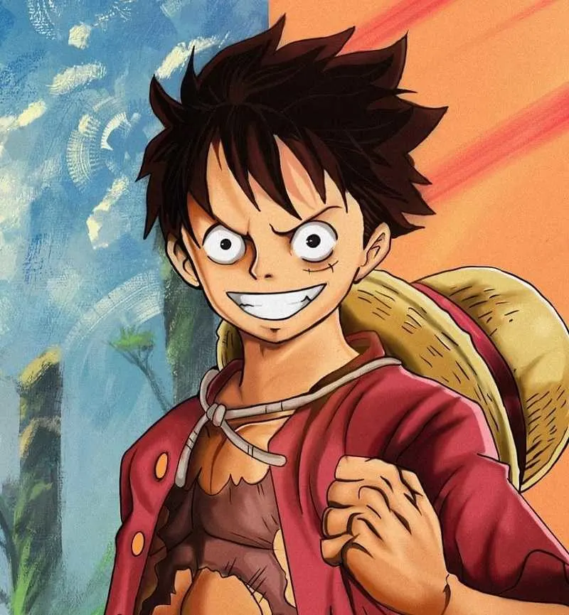 Anime Boys with Black Hair - Luffy