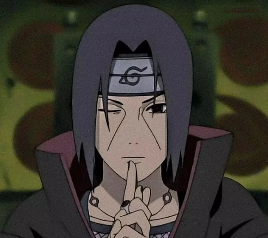 Anime Guy Itachi Uchiha With Black Hair