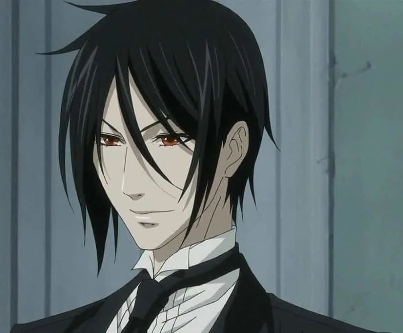 Sebastian Michaelis - anime guy with black hair and red eyes