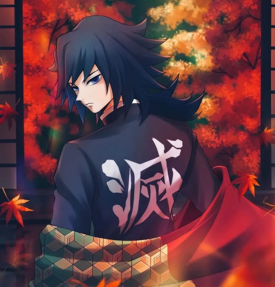 Anime Guy With Black Hair- Giyu Tomioka