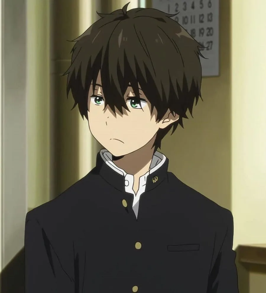 Anime Guy With Black Hair- Hōtarō Oreki