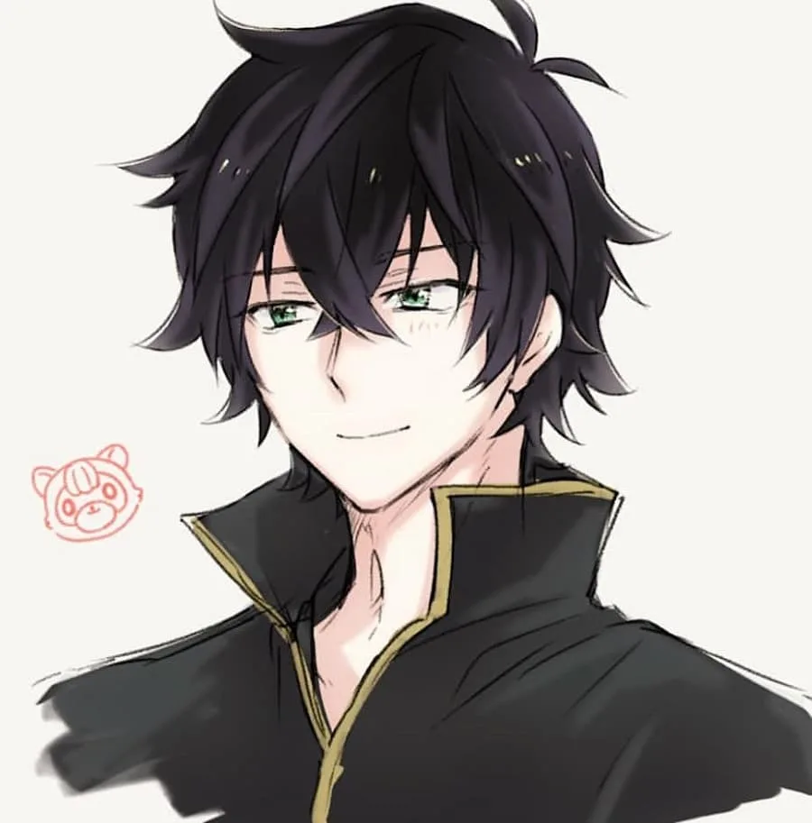 Anime Guy With Black Hair- Naofumi Iwatani