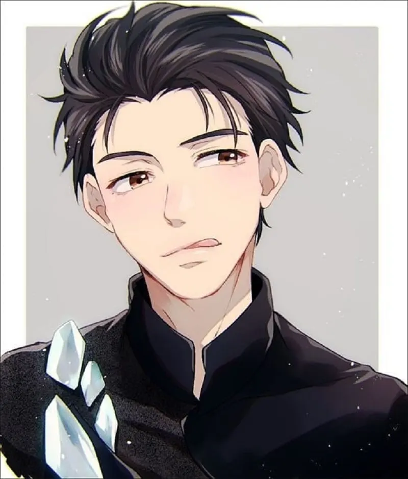 Anime Guy With Black Hair- Yuuri Katsuki
