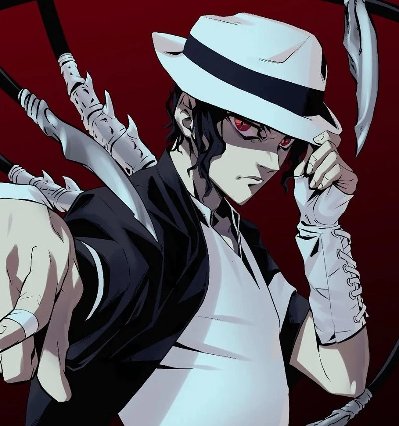 Anime Guys with Black Hair - Muzan Kibutsuji