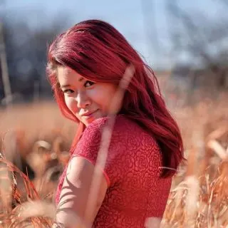 asian red hair
