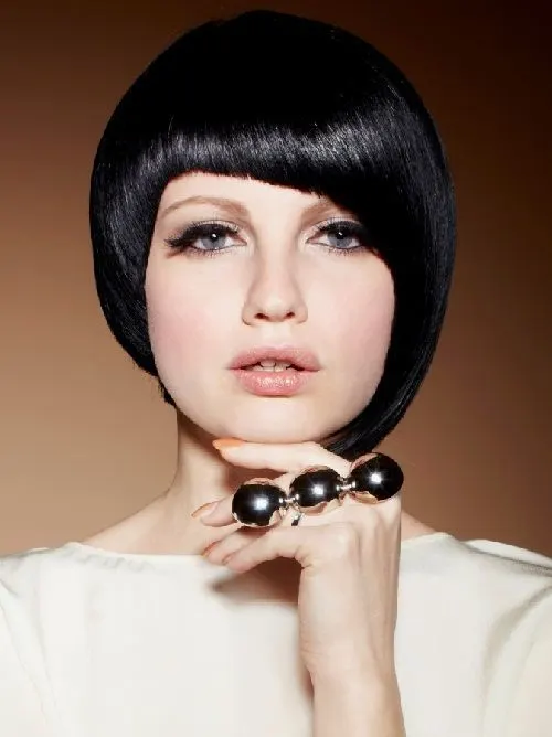 Asymmetrical Bangs hairstyle