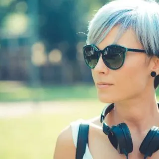 baby blue hair