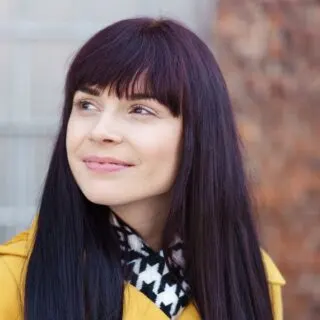 bangs for diamond face