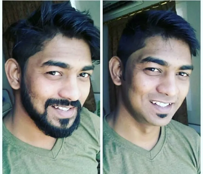 beard before and after photos