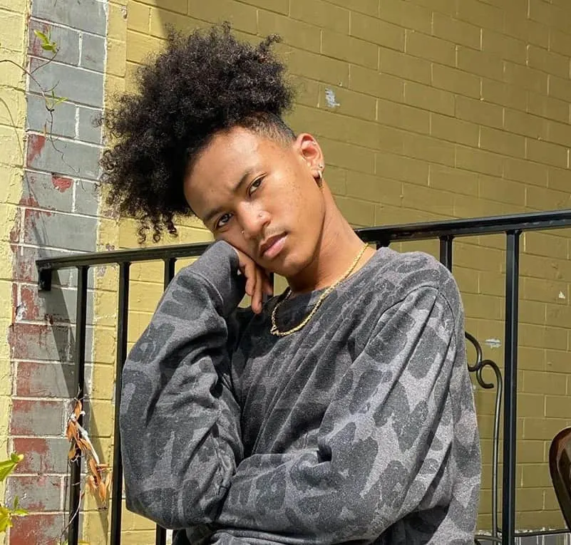 black boy's medium haircut