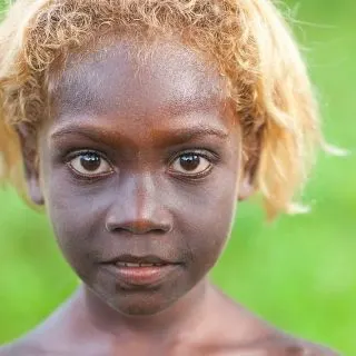 black kids with blonde hair