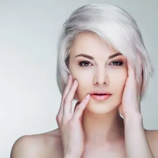 blonde bob