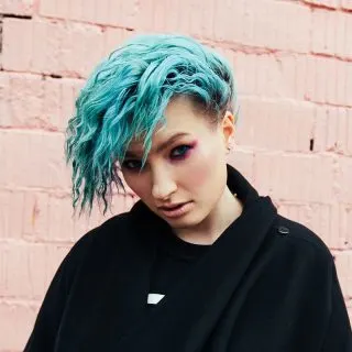 blue hair color