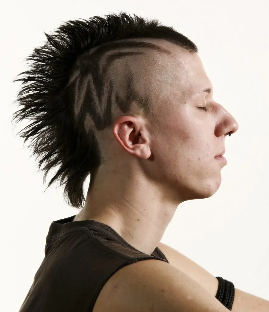 boys mohawk for medium hair