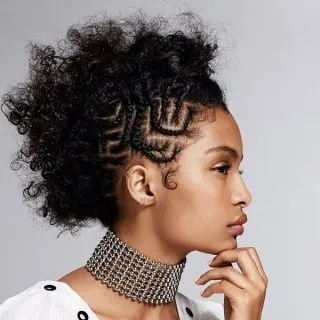 braided mohawk hairstyles with weave