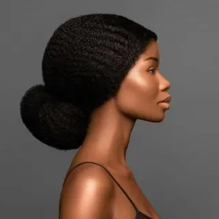 bun hairstyle for black women