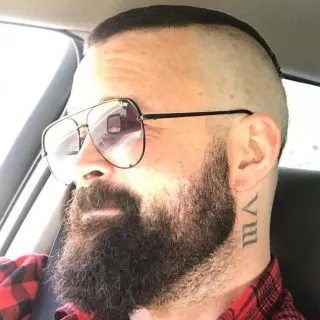 buzzed mohawk