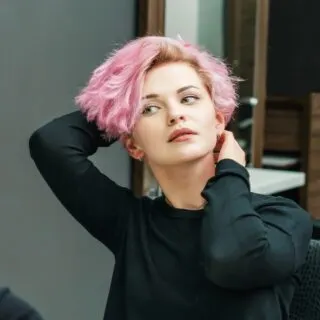 can you apply brown dye over pink hair