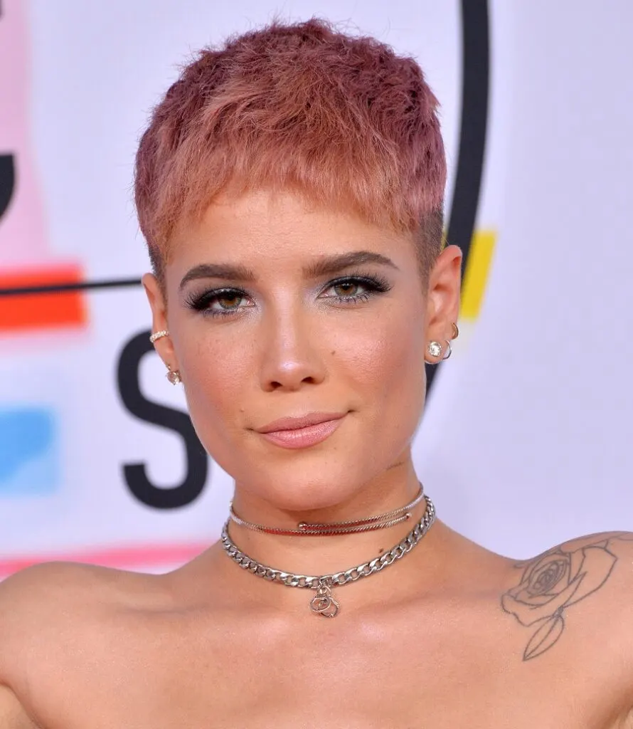 Celebrity With Short Hair- Halsey