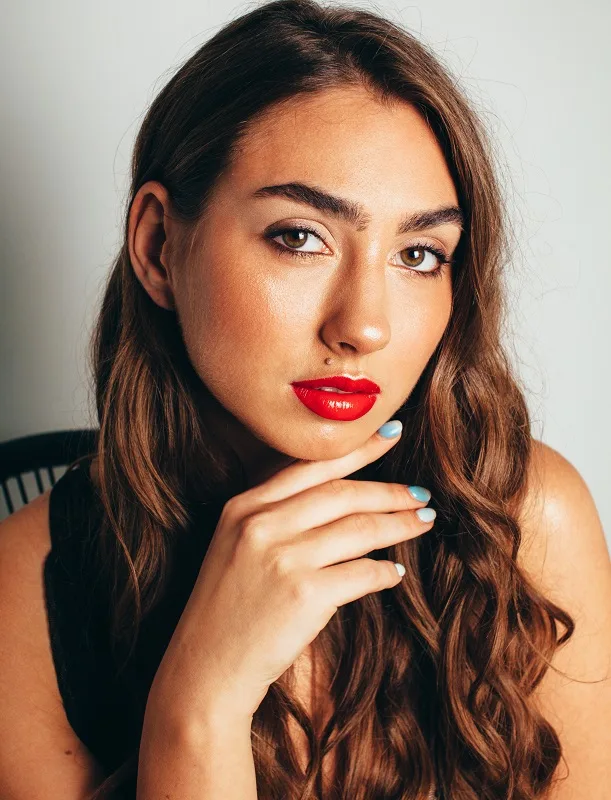 chestnut hair color for olive skin and brown eyes