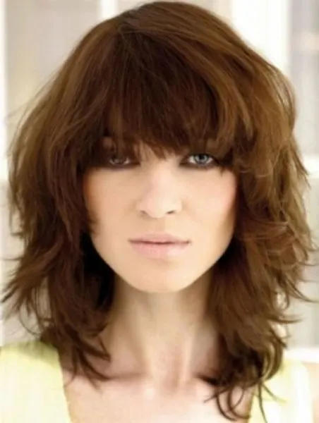 choppy bangs