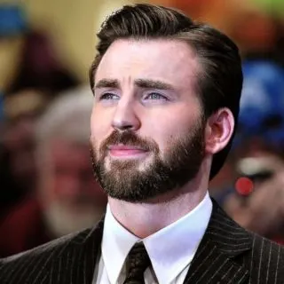 chris evans beard style