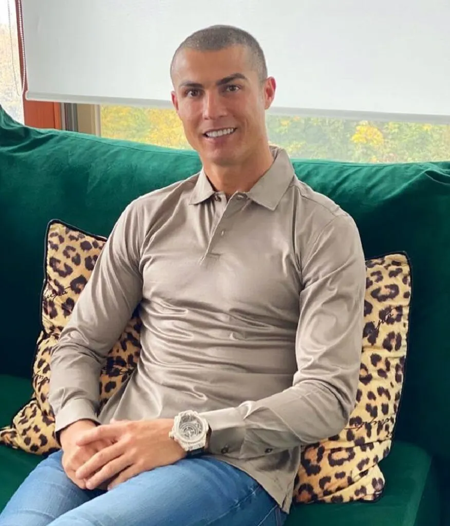 Cristiano Ronaldo with buzz cut