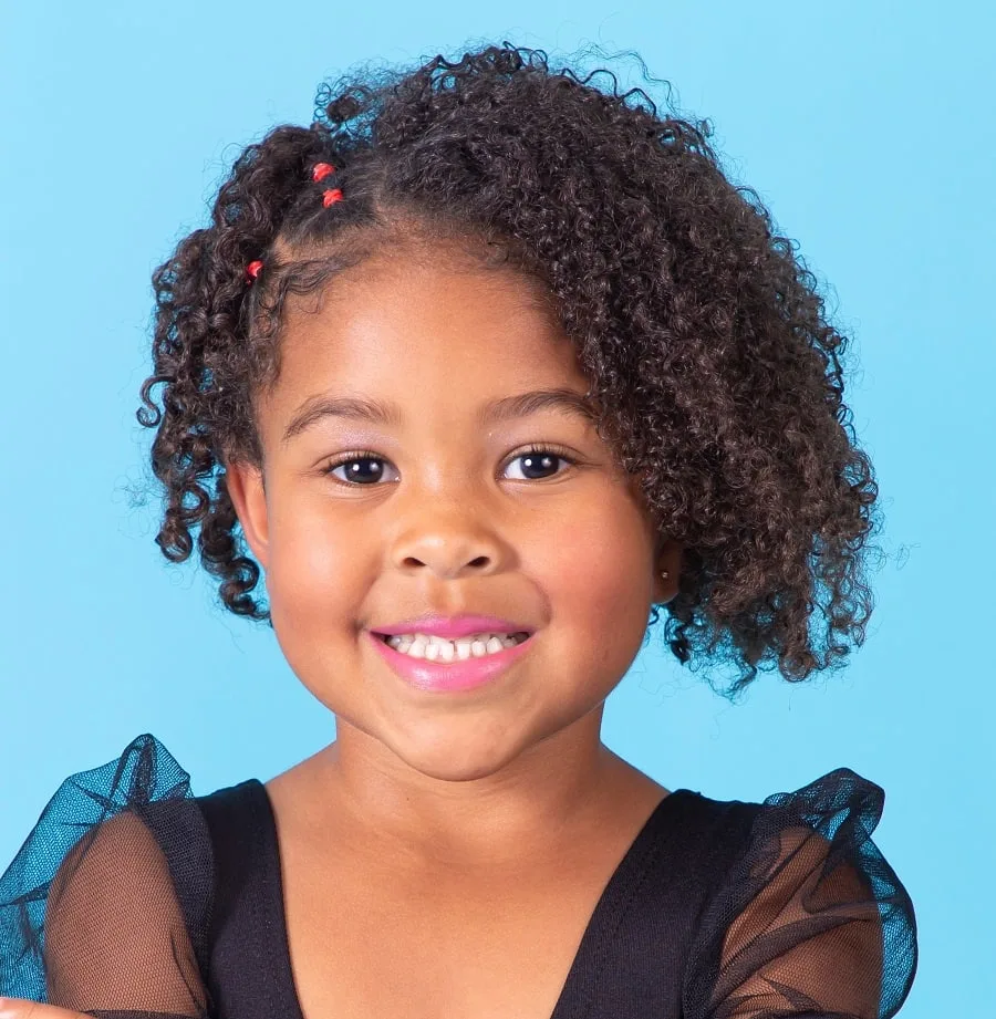 curly bob for little black girl