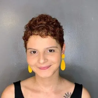 curly pixie hair