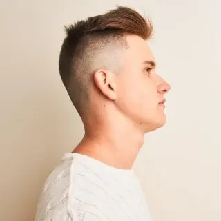 drop fade haircut for men