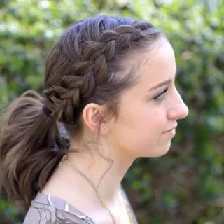 dutch braid for short hair