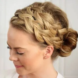 dutch braided bun hairstyles