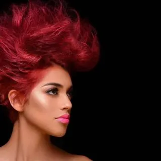 fire red hair
