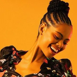 flat twist bun for women