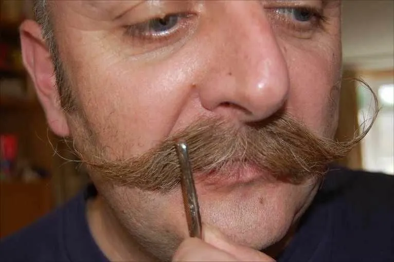 mustache comb