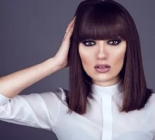 full sew in with bangs hairstyle ideas