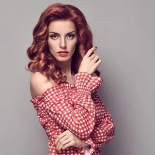 girls with red hair and blue eyes