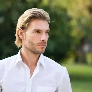 guys with long blonde hair