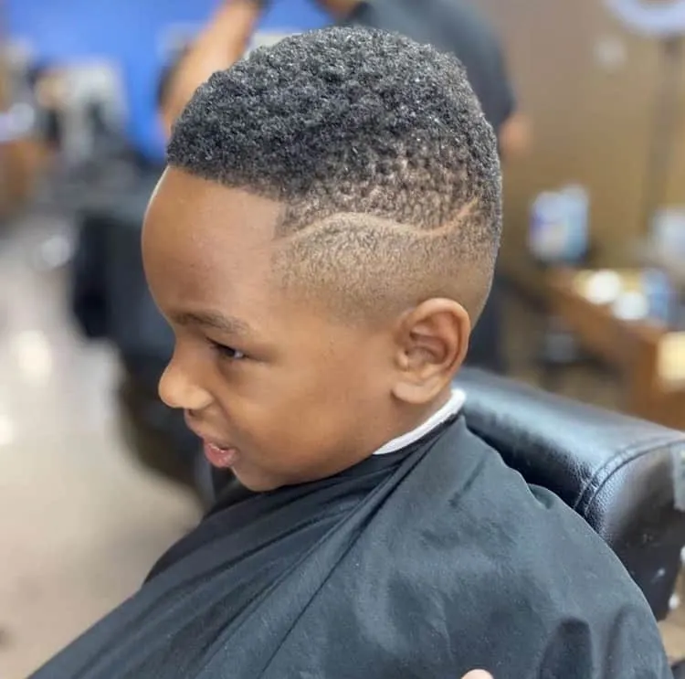 hair design for black boys