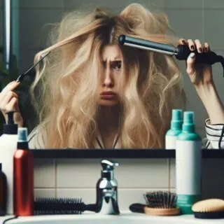 hair not holding curl after bleaching