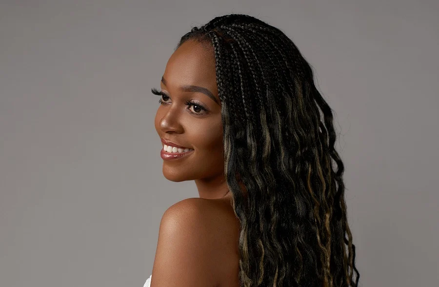 long hair braids for black women