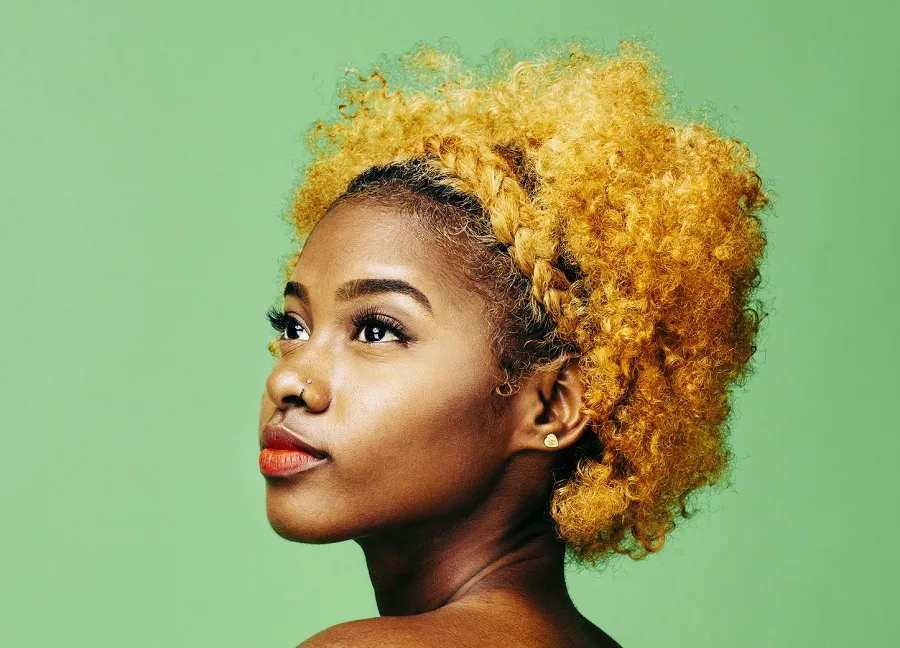 dyed hair for black women