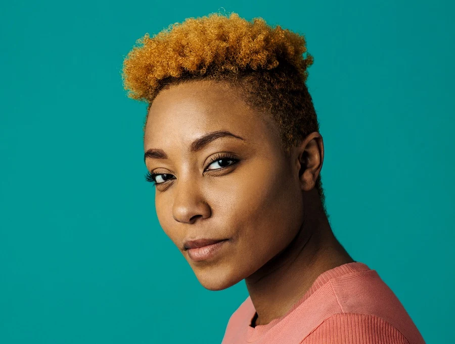 short hairstyle for black women